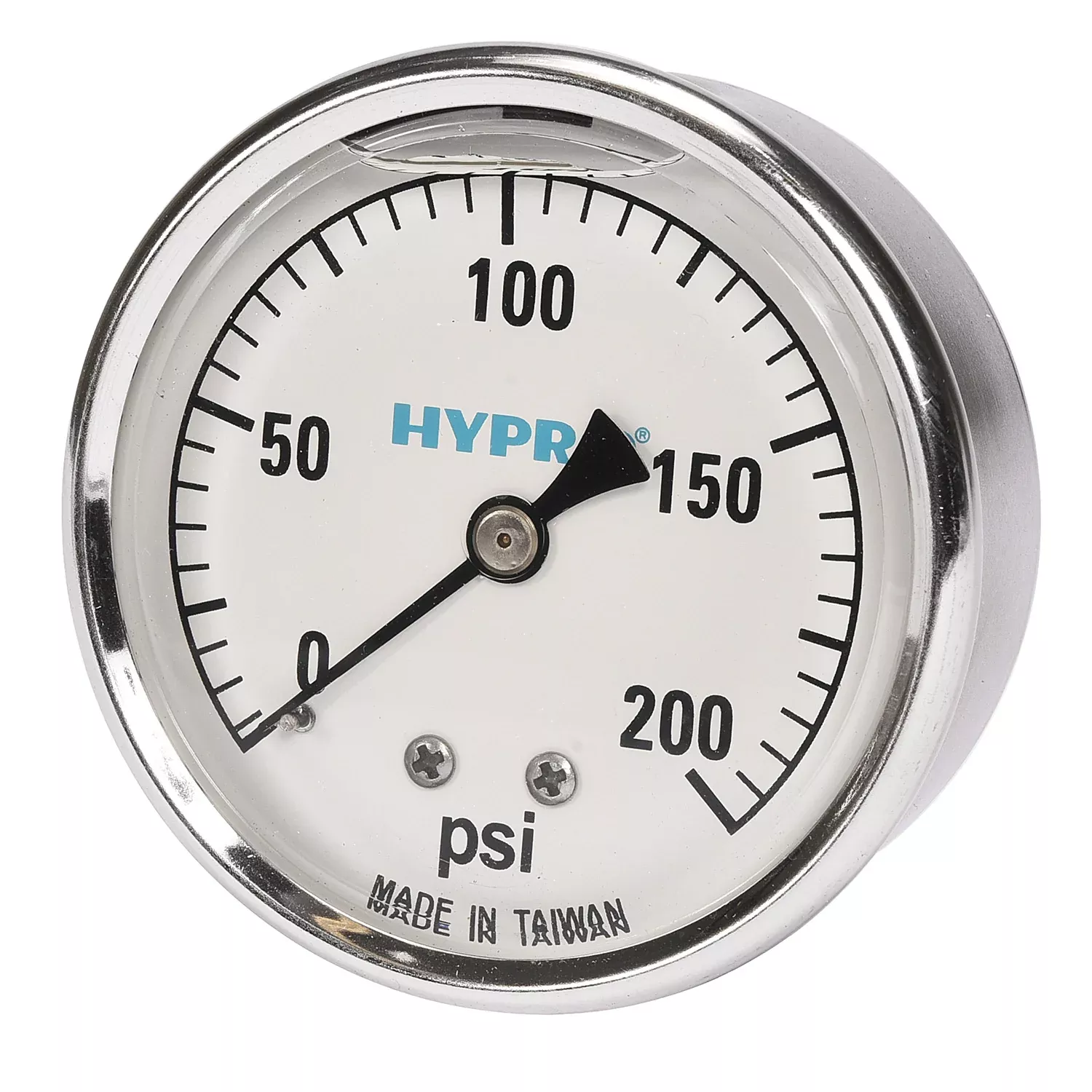 0-200 PSI Pressure Gauge (Back Mount)
