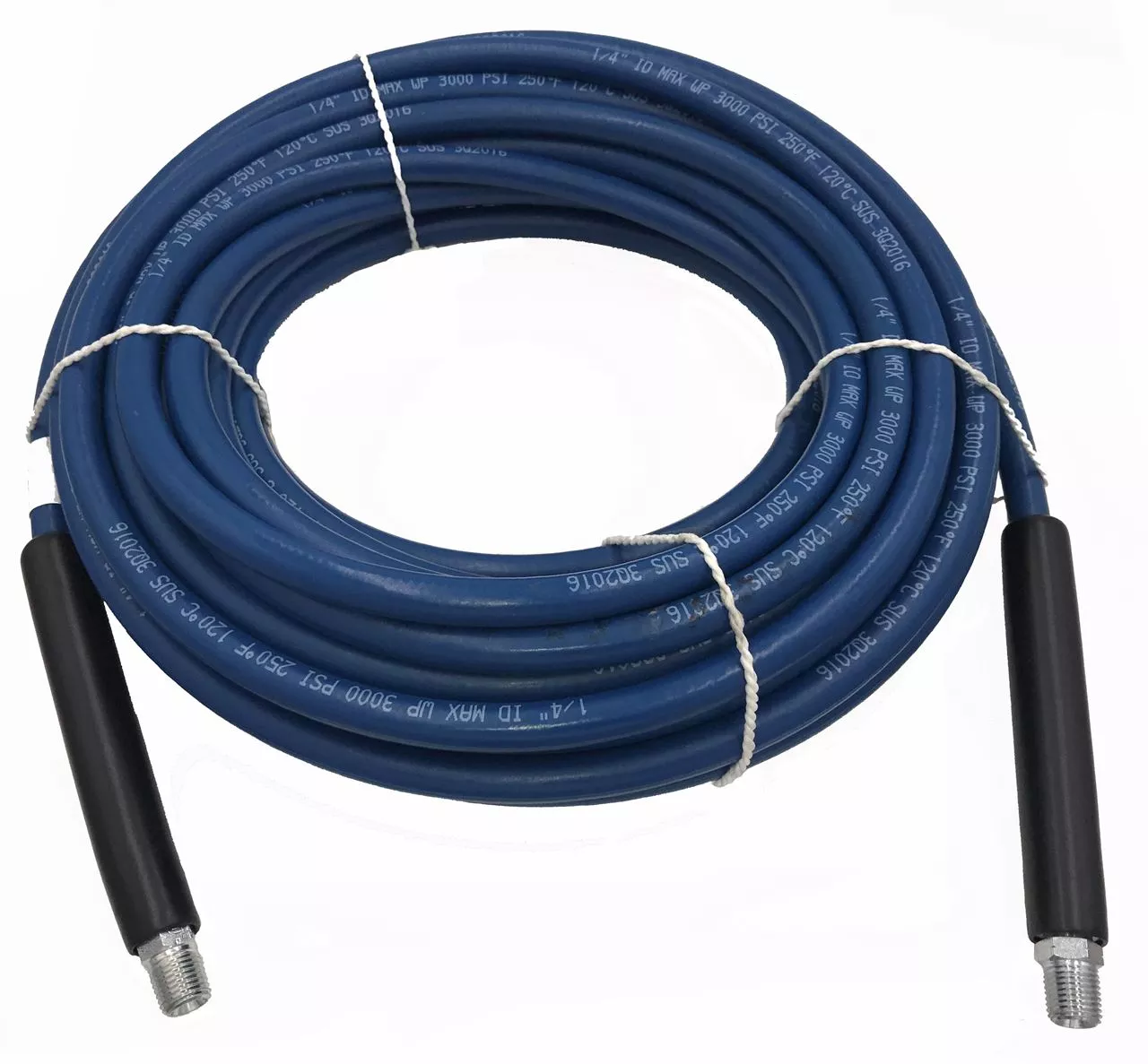 1/4″ x 50′ Blue Carpet Cleaning Solution Hose 3,000 PSI
