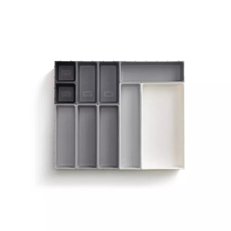 10pc Box Drawer Organizer Set - Gray