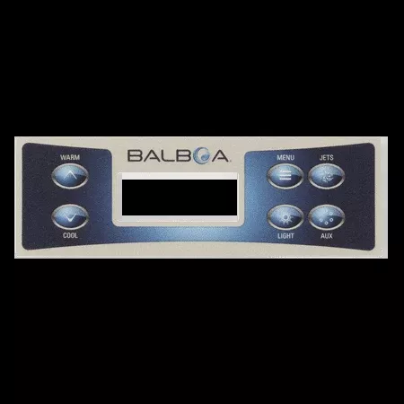 17183 BalboaTopside Control Overlay, TP500, 6-Button