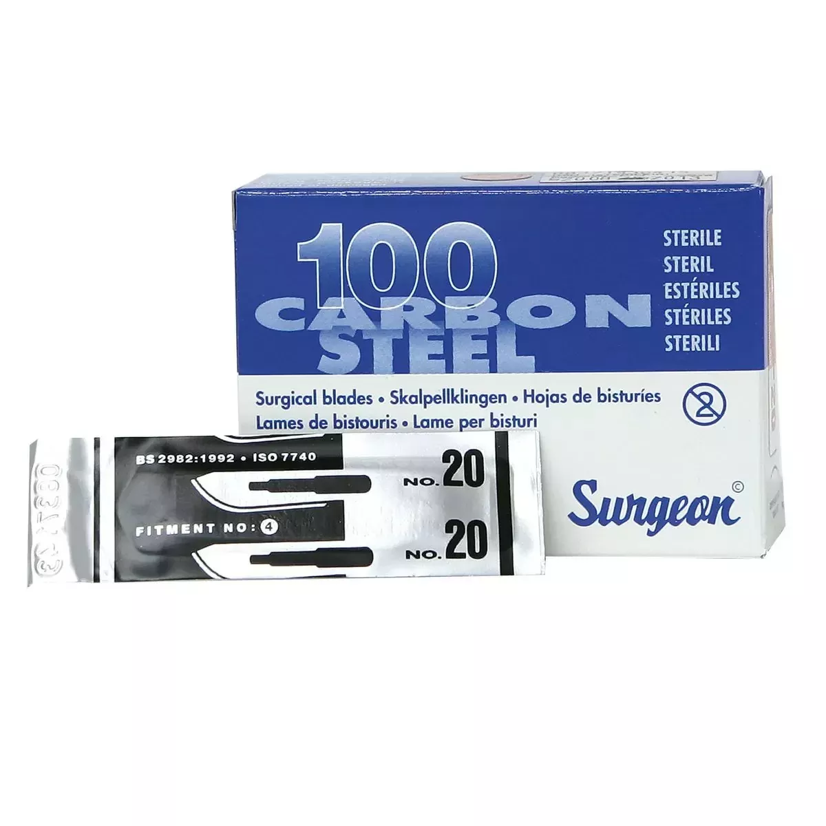 #20 Blades for #4 Scalpel Handle