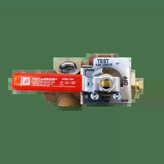 3/4" Test And Drain 1/2" 5.6K Orifice Valve By AGF