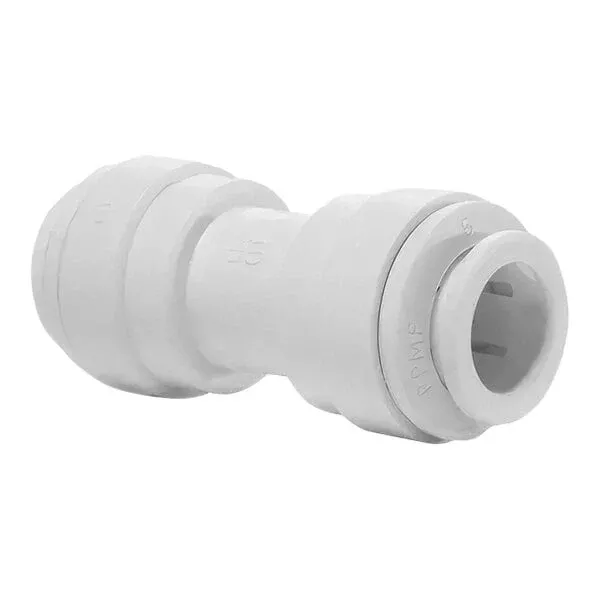 3/8" x 1/4" Polypropylene Push-To-Connect Reducing Connector in White - PP201208W-US