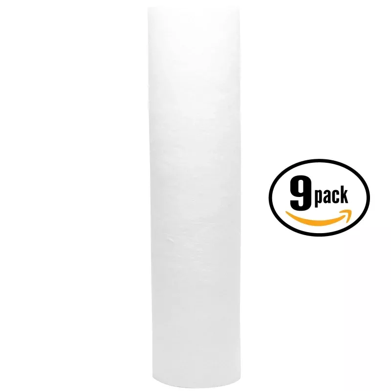 9-Pack MaxWater 101044 Polypropylene Sediment Filter Replacement