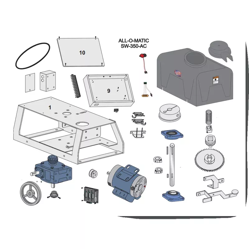All-O-Matic SRA-RR300 SWINGER RECTANGULAR ARM