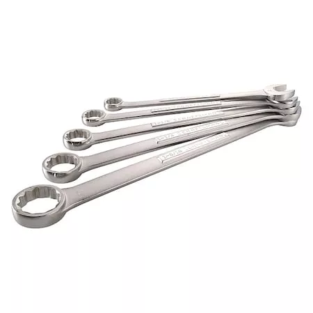 Combination Wrench Set,12 Points,Chrome
