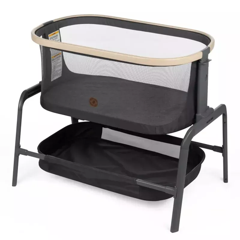 Iora Bedside Bassinet - Stylish Graphite