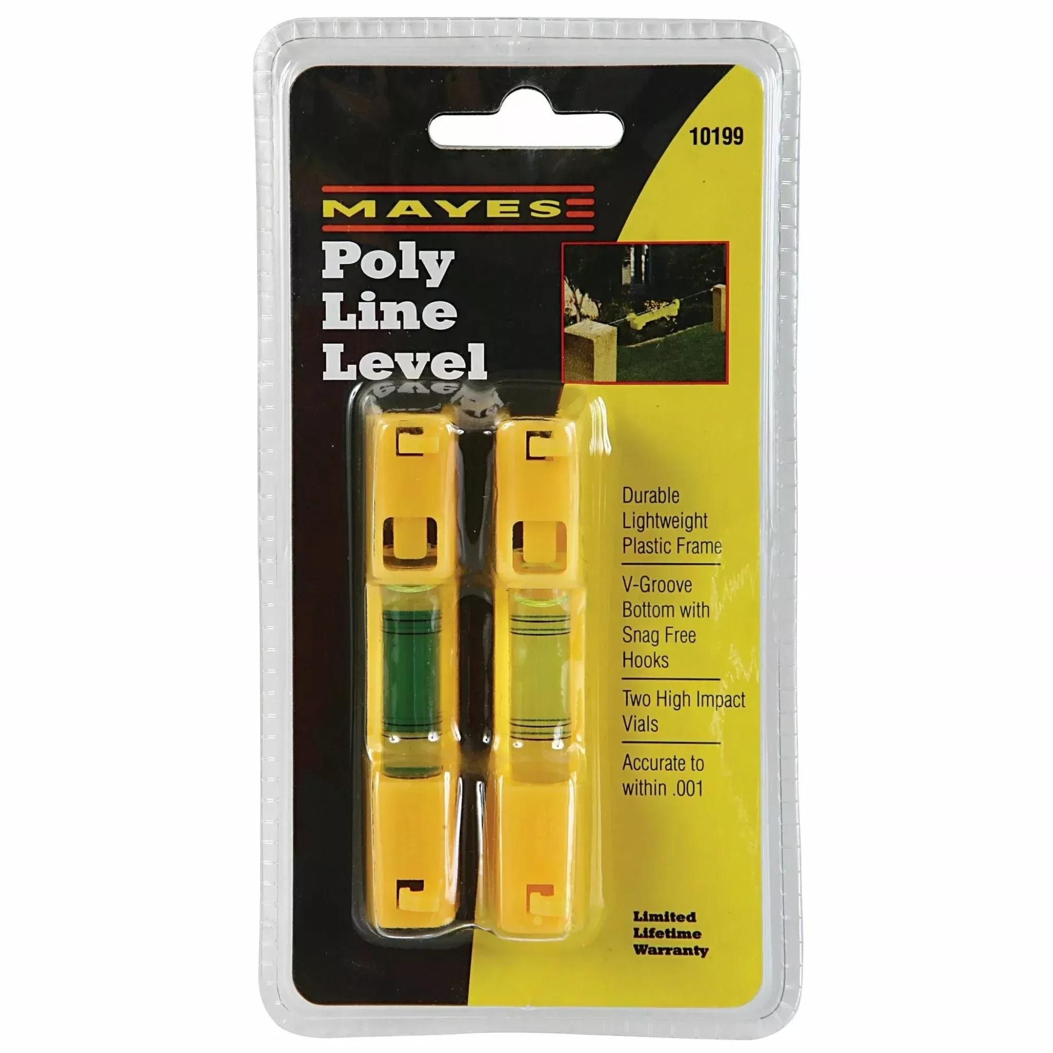 Mayes 2-Piece 3" Line Level Set