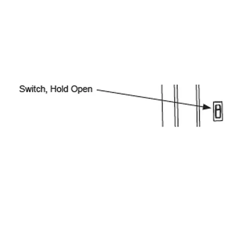 MX001240 Switch, Hold Open