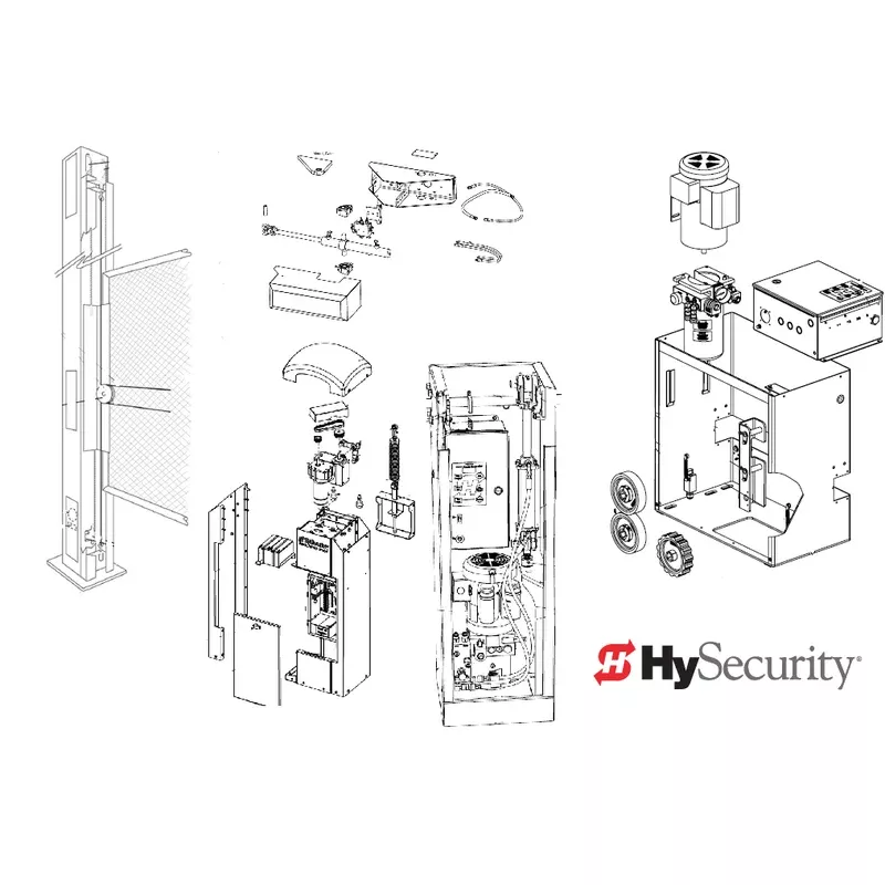 MX3509 Lock Kit, Interchangeable Core, Pivot Post Cover