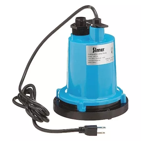 Plug-InUtilityPump,8ft,12in H,115VAC