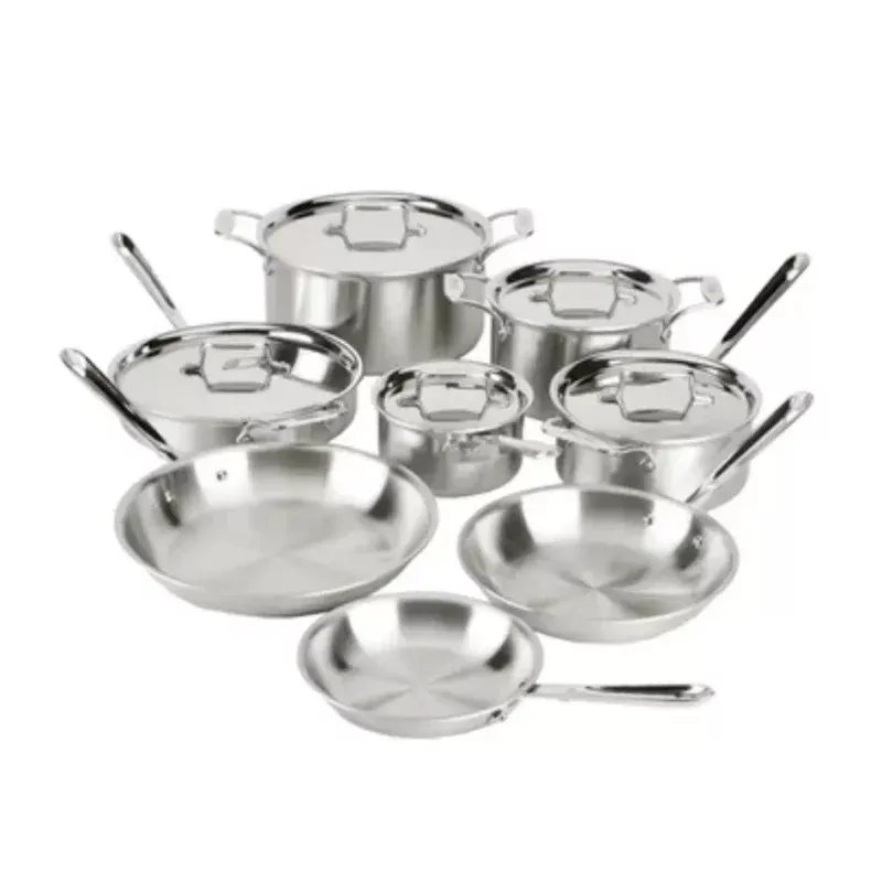 Stainless Steel 13-Piece Cookware Set