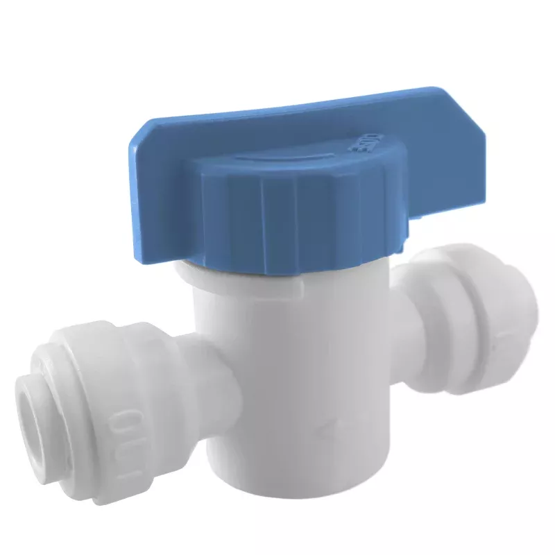 Straight Inline Ball Valve 1/4" Quick Connect Fitting