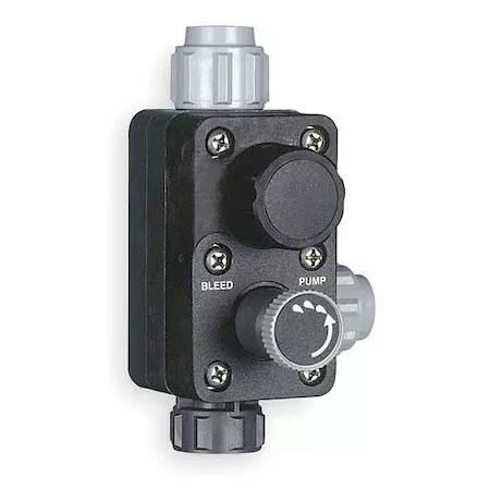 Valve, PVDF, 1/2 in Tube, Five Function